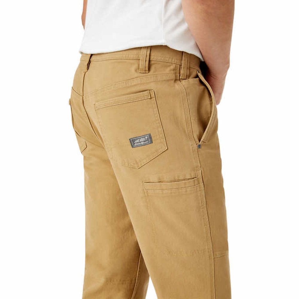 TAN NWT Men Utility Pant  Eddie Bauer Men’s Relaxed Fit Straight Leg - Picture 8 of 12